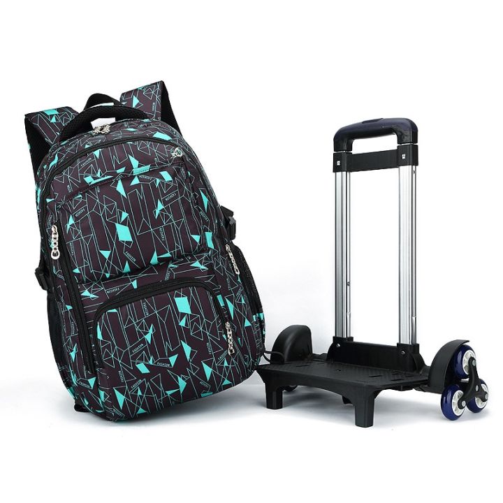 high-quality-school-backpack-kids-rolling-trolley-backpack-waterproof-school-bags-for-teenage-boy-girls-wheeled-bag-children