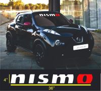 【Taste life】สำหรับนิสสัน NISMO รูปลอกกระจกหน้ารถแบนเนอร์สติกเกอร์รถ4 Quot; X36 Quot;