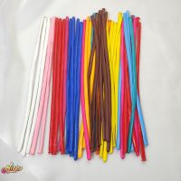 【DT】hot！ 30/50/100pcs Baby Ballons Happy Birth Strip Tying Twist Modeling Birthday Wedding