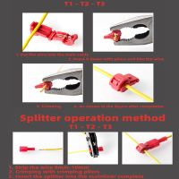 Special Offers 60 PCS, Bag/Box,T-Type Crimp Terminal,Plug-In Splicing Wire Connector,Peel-Free Connector Plug,Insulated Terminal Kit