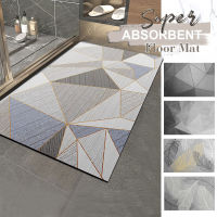 Geometric Absorbent Bath Mat Simple Doormats for home Quick-drying Car Anti-slip Bathroom Rugs Modern Rug taes de