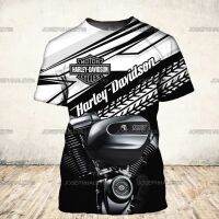 เสื้อฮู้ดดี้ ผ้าฟลีซ ลายรถจักรยานยนต์ harley davidson 3d สําหรับทุกเพศ262103K57