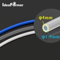 3D Printer Parts 1M 2M PTFE Tube Teflonto Pipe Bowden Extruder 1.75mm ID2mm OD4mm With Cutter Blue White Clear Tube for Ender3