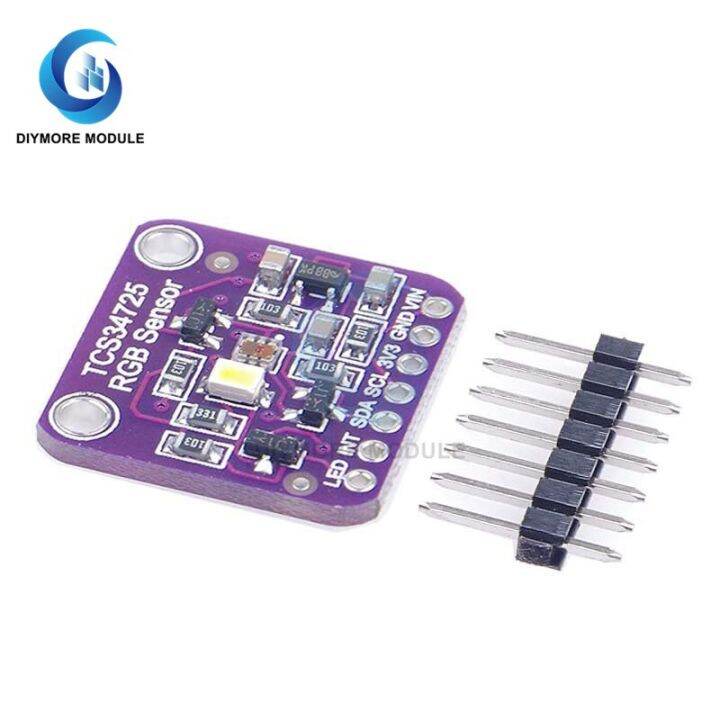 TCS34725 34725 RGB Color Sensor Module IR Blocking Filter RGB Light