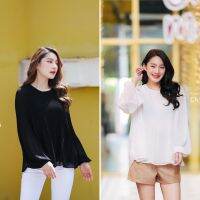 Chic No.9 - Top Chiffon 2 Color เสื้อผ้าซีฟอง  เสื้อใส่สบาย ?ปัดซ้ายที่รูปเพื่อดูขนาดสินค้า