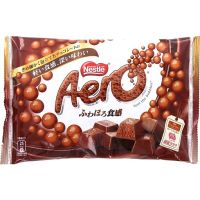 Happy moment with us ? Nestle chocolate Aero mini from japan  81กรัม มินิช็อกโกแลตจากเนสเล่ นำเข้าจากญี่ปุ่น?