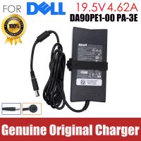 4.62A 19.5V 90W ของแท้สำหรับ DELL 3521 3750 5421 5423 5437 5537 7420 7447 0W6KV 14R 14Z แล็ปท็อป15H ของแท้ที่ชาร์จอะแดปเตอร์ AC