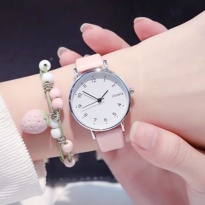 【Hot Sale】 College entrance examination watch male and female high school students college style digital ultra-thin belt ins department literary