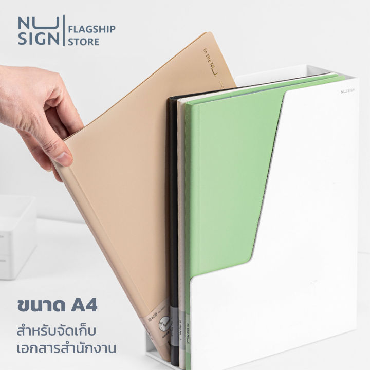 nusign-แฟ้มโชว์เอกสาร-แฟ้มโชว์ผลงาน-แฟ้มเอกสารa4-แฟ้มสอดเอกสาร-แบบสอด-30-ช่อง-สันแบบโค้ง-อุปกรณ์สำนักงาน-display-book