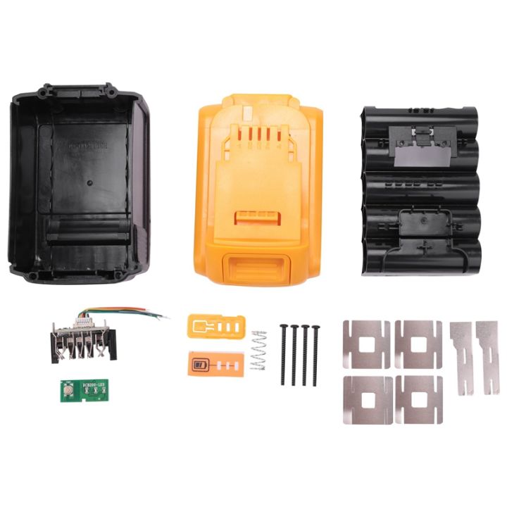 dcb200-li-ion-battery-plastic-case-pcb-charging-protection-circuit-board-shell-for-dewalt-18v-20v-dcb183-li-ion-battery
