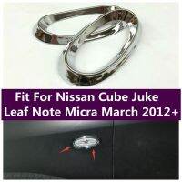 ปลอกเบรคโคมไฟไฟระบุสัญญาณเลี้ยวสำหรับ Nissan ทรงลูกบาศก์ Leaf Note Micra March 2012-2016อุปกรณ์เสริมโครเมี่ยมอัตโนมัติ