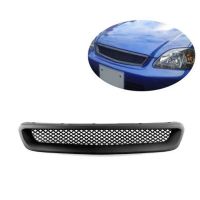 Grille Car Front Bumper Honeycomb Mesh Hood Grill for Honda Civic 1999-2000