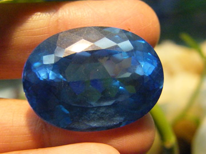 พลอย-blue-topaz-23x18-มิลลิเมตร-1-เม็ด-mmหนักรวม-36-กะรัต-รูปไข่-สีบลูโทพาสย-สำหรับตัดสำเร็จ-blue-topaz-culture-stone