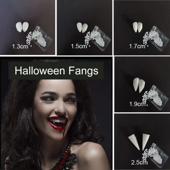 [NEW] Halloween Decoration Vampire Teeth Fangs Dentures Props Party