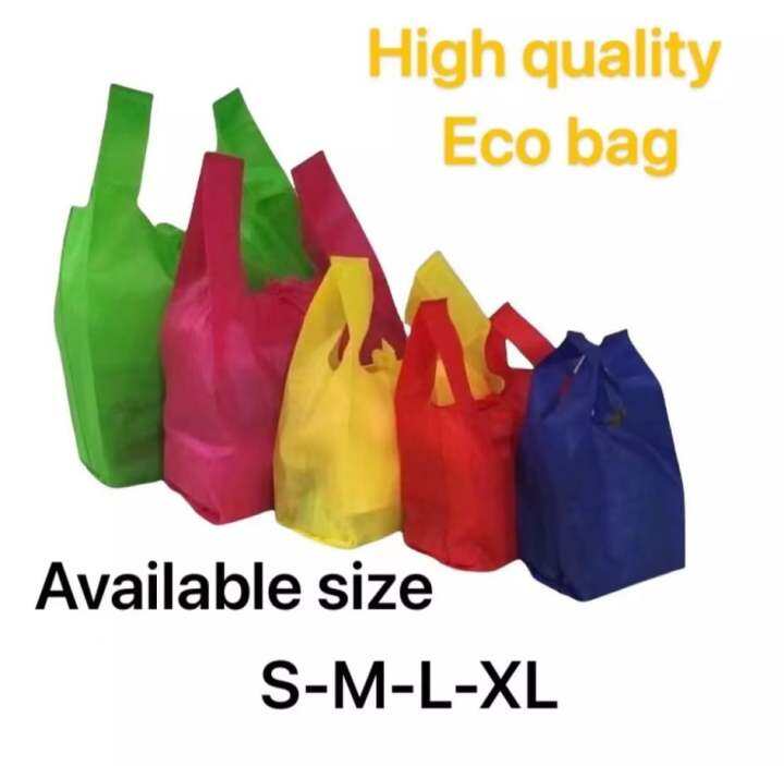 Eco Bag Sando Eco Plain Bag 50 pcs 4 Sizes XS/Small/Medium/Large