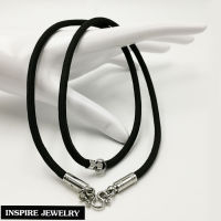 Inspire Jewelry ,สร้อยคอเชือกร่ม ตัวหัวสร้อยสแตนเลสแท้ ด้านหลังมีห่วงสแตนเลส ขนาด 24 นิ้ว งานฝีมือ Thai Handmade ปราณีต