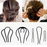 【jw】¤♞  Metal Hair Sticks U Clip Hairpins Bun Headwear Accessories Braiding Tools Styling Twist