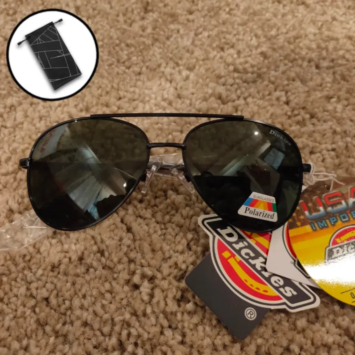 Genuine Dickies Silver Aviator Sunglasses 