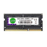 สีดำ 4GB 8GB RAM PC3L-12800 แล็ปท็อป SO-DIMM DDR3L 1600mhz หน่วยความจำ RAM 1.35V NON ECC ddr3 ram memoria ram ddr3