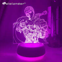 Anime 3d Light Berserk Guts for Bedroom Decor Night Light Room Decoration Manga Gift Bedside Led Night Lamp Berserk Guts