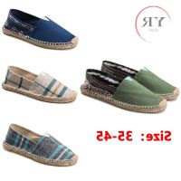 COD SDFERTGRTYTYUYU [Ready Stock] Toms Shoes Unisex Canvas Shoes Comfortable and Breathable Loafers