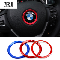 ZR สำหรับสติกเกอร์รถสำหรับ BMW E46 E60 E90 E34 E36 E39 E83 Z3 Z4 F10 F15 F20 F30พวงมาลัยรถสัญลักษณ์แหวนตกแต่งสติกเกอร์