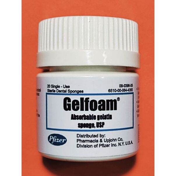 Dental Gel foam, Hemostatic Gelatin Sponge, Fresh Stocks Absorbable
