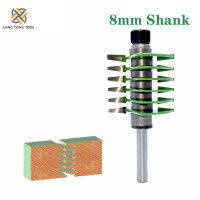 1Pc 81212.7Mm Shank ยี่ห้อใหม่2ฟันปรับ Finger Joint Router Bit Tenon Cutter เกรดอุตสาหกรรมสำหรับไม้เครื่องมือ LT045