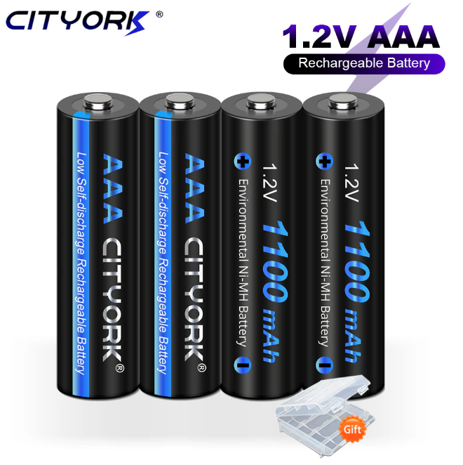Rechargeable batteries AAA 1100 mAh 1.2 V, NiMH battery Lazada PH