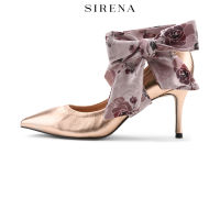 สายผูกรองเท้า SIRENA รุ่น Sirena Signature Satin Strap สีดำ สีชมพู (ไม่รวมรองเท้า)