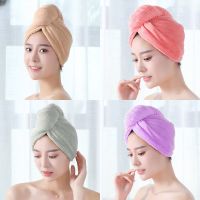 Towel Women Adult Bathroom Absorbent Quick-Drying Bath Thicker Shower Long Curly Hair Cap Microfiber Wisp Dry Head Hair Towel