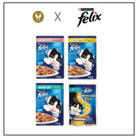 เฟลิกซ์ Felix อาหารเปียกแมวโต (85g)