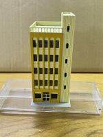 New N Scale TomyTec Office Building No 4054, dimensions L8W6H14  อาคารสำนักงาน TomyTec N Scale ใหม่ หมายเลข 4054 ขนาด L8W6H14