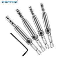 【LZ】owdwjd 4pcs HSS Self Centering Hinge Drill Bits Set Door Cabinet Window hinge hinge hole opener Woodworking punch