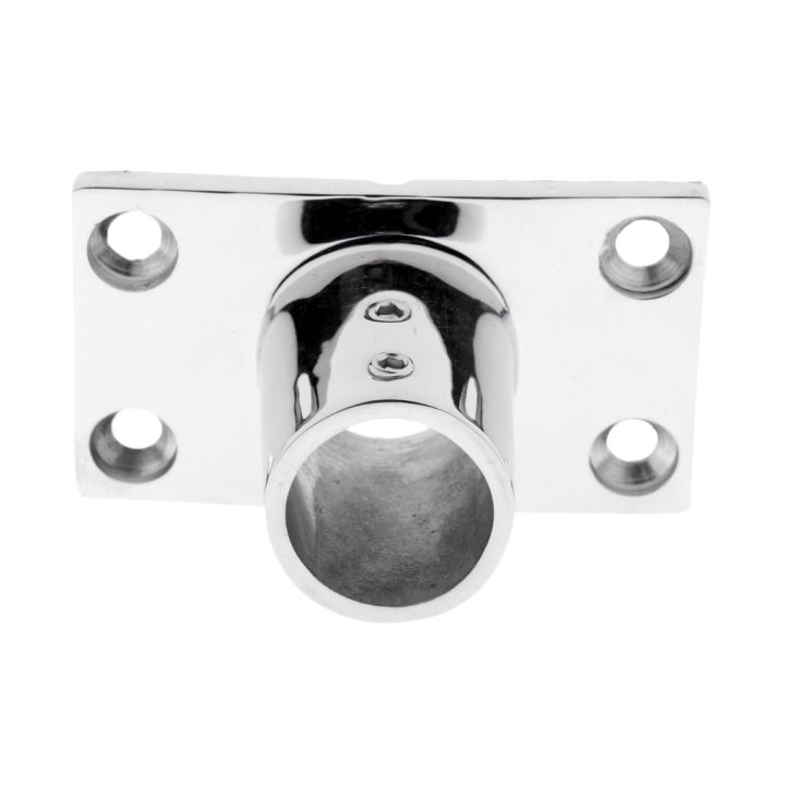 2-pcs-90-degree-boat-deck-hand-rail-fittings-rectangular-base-for-25mm-tubing-marine-dock-hardware-316-stainless-steel-silver