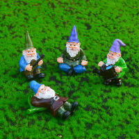 1Pcs Gnome Dwarf Art ประติมากรรมตลก Miniature กลางแจ้ง Figurine เครื่องประดับเรซิ่นตกแต่ง Props Handcraft สำหรับสวนสนามหญ้า Porch