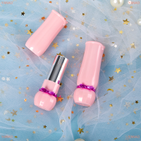 YANAO 1PC 12.1mm DIY Empty Pink Lipstick Tube ลิปบาล์มขวดคอนเทนเนอร์ลิปสติกแม่พิมพ์