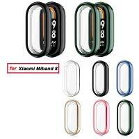 Protective Electroplated Slim TPU Protector Case Cover for Xiaomi Miband 8 Mi Band 8 【BYUE】