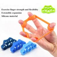 Laz Gym 3kg 4kg 5kg Slicon Finger Gripper Strength Trainer Resistance Bands Hand Grip Wrist Trainer Wrist Exercise Fitness Equipment