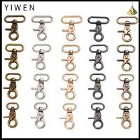 YIWEN 2pcs 4สีค่ะ ตะขอสแนปโลหะ อุปกรณ์ฮาร์ดแวร์กระเป๋าเดินทาง ที่หมุนได้ หัวเข็มขัดลาก ที่มีคุณภาพสูง 32มม./38มม. สายรัดหัวเข็มขัด สายหนังแท้