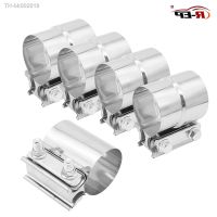 ❒ Exhaust Butt Joint Band Clamp 304 Stainless Steel Sleeve Coupler 2 2.25 2.5 2.75 3 Universal for Muffler Pipe 51 57 63 76mm