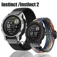 สายนาฬิกาใหม่2022สำหรับ Garmin Instinct 2 Instinct สายรัดไนลอนแนวสปอร์ตแนวยุทธวิธีสายรัดข้อมือนาฬิกาอัจฉริยะเข็มขัดนิ่ม