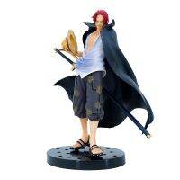 อะนิเมะขนาด17ซม. Peça อะนิเมะ Vermelho-Haired Shanks Novo Mundo Quatro Indermadores AS Figurentos Boneca Modelo Shanks A Figurão De Brinquedos