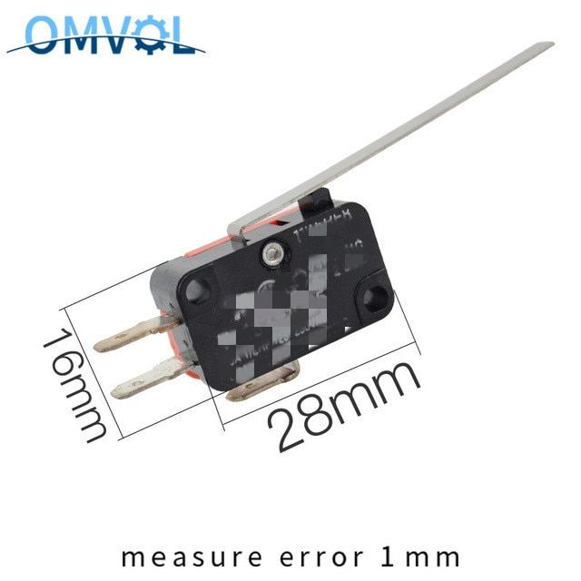 2ชิ้นสวิตช์ไมโครจำกัดพร้อมโรลเลอร์คันโยก-v-15-v-151-v-152-v-153-v-154-v-156-1c25-v-155