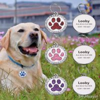 【hot】☃☫  Anti-lost Custom Dog ID Tag Engraved Collar Accessories Personalized Name Tags