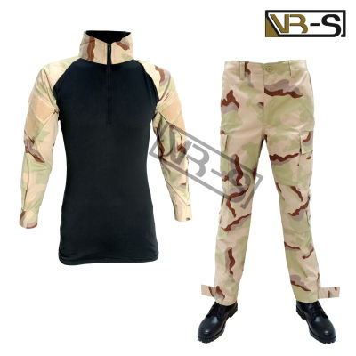 ชุดคอมแบท แขนยาว ทะเลทราย + กางเกง , Combat Desert Uniform , Combat Tactical Uniform , Battle Uniform , Desert , ชุด Combat , Desert Uniform , คอมแบทเชิ้ต ทะเลทราย , เสื้อคอมแบท + กางเกง