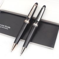 【living stationery】 LuxuryMeisterstuck 145ปากกาลูกลื่น Black Resin RollerballPens BlanceGiftSelection