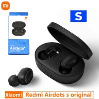 【Undine earphone】Xiaomi Redmi Airdots S หูฟังบลูทูธ5.0หูฟัง BT ไร้สาย TWS ชุดหูฟังสำหรับเล่นเกมควบคุม AI พร้อมไมโครโฟนเสียงรบกวน Airdots 3