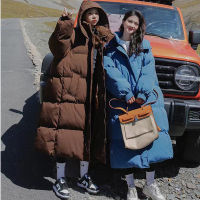 【cw】 Padded down Jacket Women Korean Style Loose-Fitting Long below the Knee Cotton Clothes 2022 Winter New Coat ins Bread Suit Tide ！