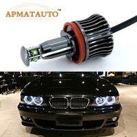 2x H8 Error Free 40W 2400lm XPE Chips LED Angel Eye Marker Lights Bulbs For BMW E60 E61 E70 E71 E90 E92 E93 X5 X6 Z4 M3